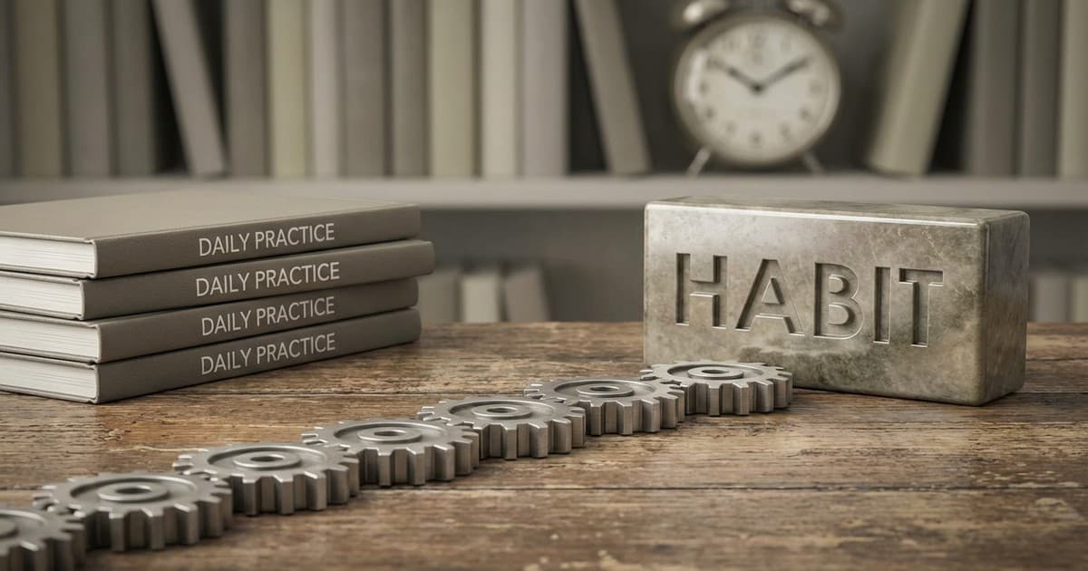 Steady repetition drives the neurological process of habit formation