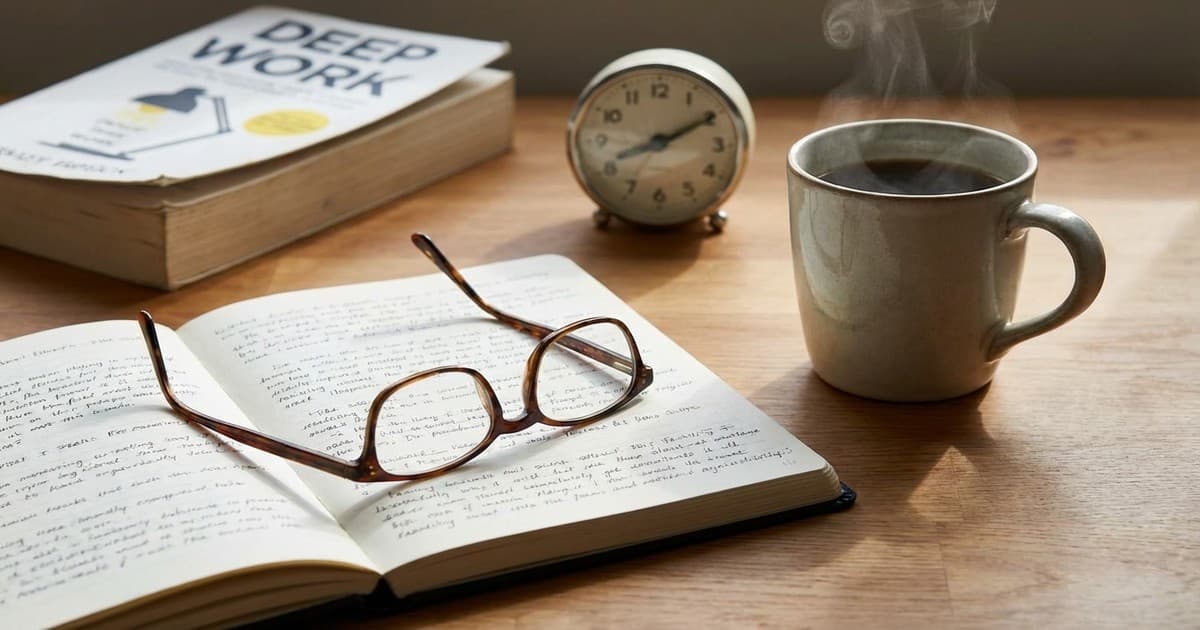 Daily deep work and physiological rest rebuild long-term focus