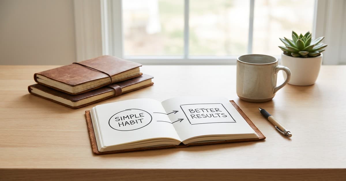 Simplicity in daily routines drives long-term success